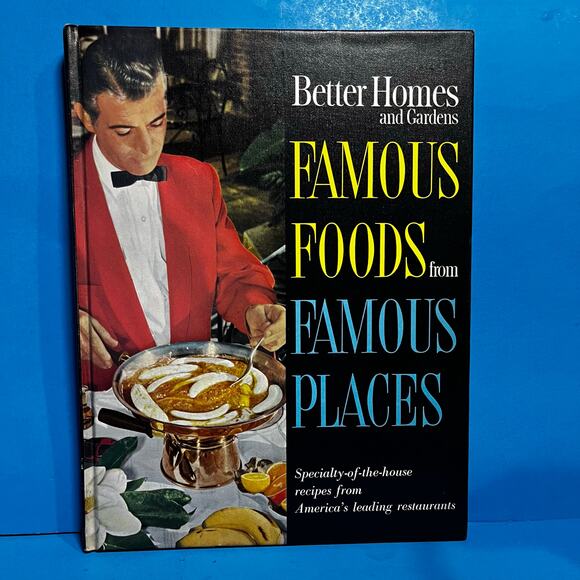 Vintage Better Homes & Gardens Famous Foods from Famous Places 1964 HC Cookbook - Picture 1 of 8